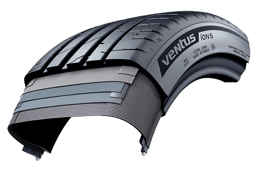 Die Lauffläche mit Naturharz und hohem Silica-Anteil garantiert guten Grip, auch auf nasser Fahrbahn, darunter sorgt widerstandfähiges Aramid für hohe Stabilität und gutes Handling.